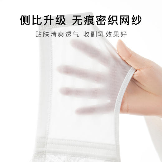100%纯棉里料大码抹胸内衣女夏季薄杯全罩杯无钢圈调整型文胸逸香如歌 商品图5