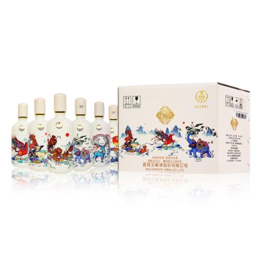 【清仓好价】2022年 五粮液 福满中华 浓香型白酒 52度 500ML*6 整箱装 商品图2