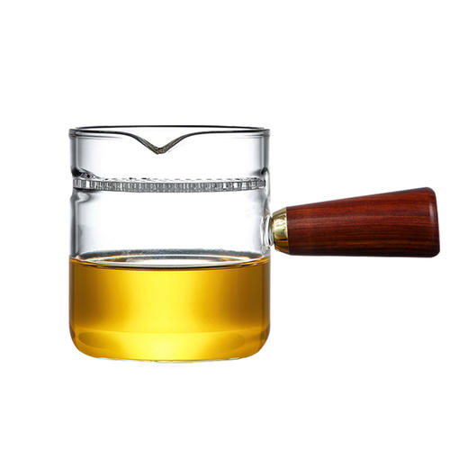 月牙过滤公道杯玻璃杯茶滤一体泡茶器侧把泡茶单壶 CM 商品图4