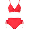 sisia2025新款泳衣女高级感显瘦性感绝美温泉分体泳衣红色比基尼SWB24-08A 商品缩略图10