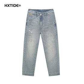 【新品上新】HX 夏季水洗牛仔九分裤合体S210520039101