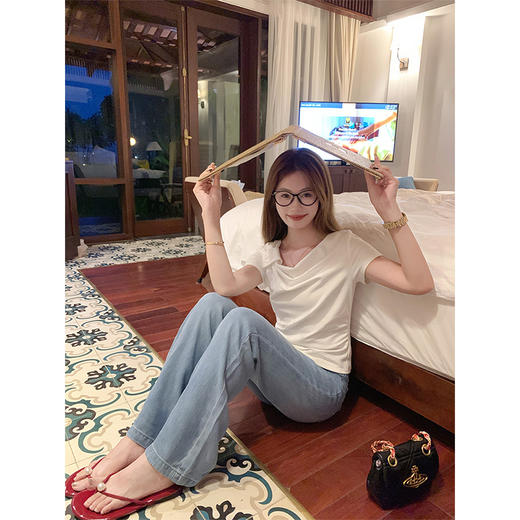 <曾小咸推荐>3.27现货秒杀 ！微信超特价！天丝加长冰丝牛仔裤 日常169.99 立减70 秒杀99.99！！ 商品图4