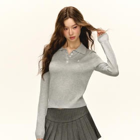 Ariseism 美式复古针织衫女2025春季新款内搭打底修身上衣