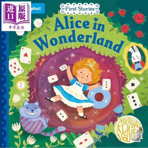 【中商原版】动手童话故事 爱丽丝梦游仙境 First Stories Alice in Wonderland new cover with QR 英文原版 儿童纸板书 绘本 商品图0