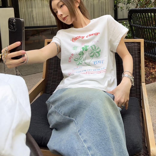 四叶草幸运短袖T恤06033 商品图5