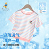 【100-140】【精典泰迪】女童夏季短袖T恤双色条纹上衣 商品缩略图2
