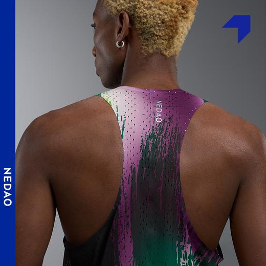 内道新款一片式丛林风洞背心轻量男款马拉松跑步透气排汗全身风洞 商品图4