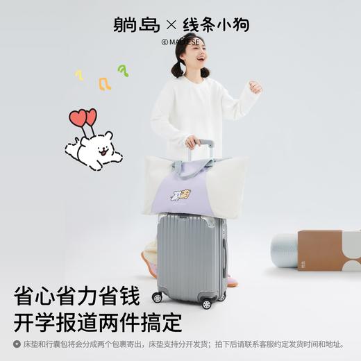 【新品上新】躺岛行囊大学生宿舍床品套装线条小狗床上六件套寝室床垫枕头被子 商品图1