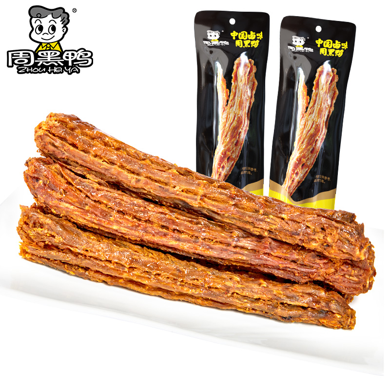 周黑鸭 手撕鸡脖 香辣/麻辣甜 40g/袋