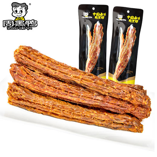 周黑鸭 手撕鸡脖 香辣/麻辣甜 40g/袋 商品图0