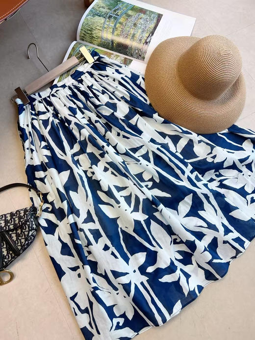 zhi禾 25SS 新品元单系列 | 植物印染全 棉半身裙 商品图6