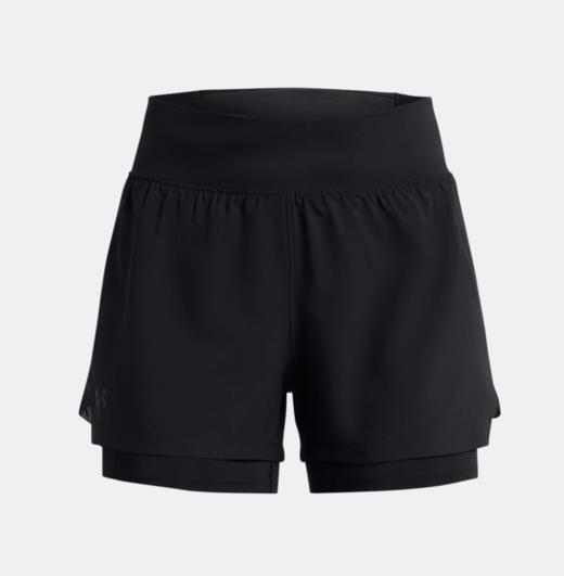 安德玛女子UA Launch二合一短裤1376759-001 商品图3