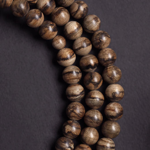 【青山精选】8mm108颗 虎斑纹 马泥涝手串  32.1g c0013 商品图6