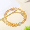 【晶和·黄水晶和田玉手串】新中式黄水晶串珠手链 招财转运小众叠戴国风手串 商品缩略图1