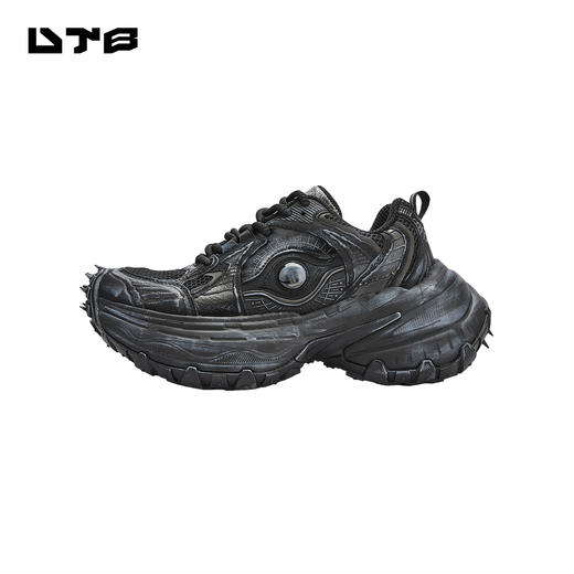 UTB赏金猎人系列男女同款厚底老爹鞋新款潮流运动鞋 夜穹黑极昼白 商品图14