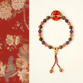 【青山特惠】6mm 绿棋楠【昕福】沉香单圈 多宝珠 c19