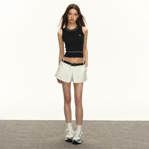 Ariseism 美式复古设计感白色半身裙女2025夏季新款包臀短裙子 商品图4