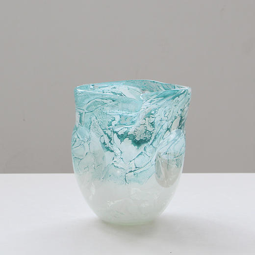 现代简约水墨纹花瓶渐变小口鲜花台面家居样板房装饰工艺品摆件 商品图6