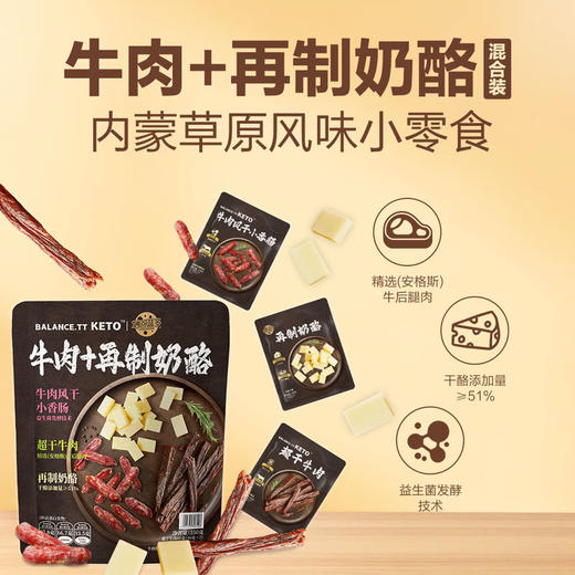 MM 山姆 BALANCE.TT KETO牛肉+再制奶酪 350g 商品图1