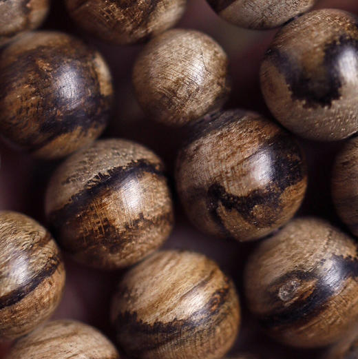 【青山精选】8mm108颗 虎斑纹 马泥涝手串  32.1g c0013 商品图4