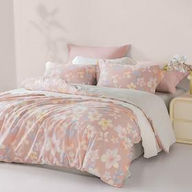 梦洁  纯棉寻幽（橘）三件套