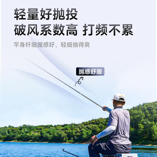 伽玛精工新品渔具台钓鱼竿鲫鱼竿超轻轻量手竿极轻钓竿小物综合竿 商品图3