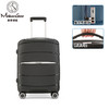 美都袋鼠/MDKANGROO24英寸PP旅行箱黑色轻便拉链款拉杆箱MD5110-24A 商品缩略图2