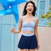 sisia2025新款泳衣女夏高级感海边度假性感绝美温泉裙式分体泳衣SWT24-07A 商品缩略图2