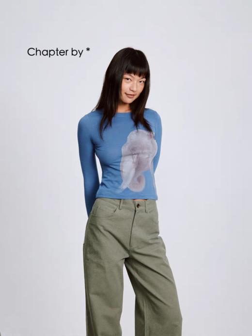 Chapter by/cb202412038/复古撞色大象图案印花圆领针织长袖 商品图3