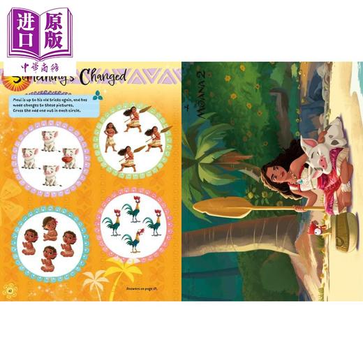 【中商原版】迪士尼海洋奇缘2025年鉴 Disney Moana Annual 2025 英文原版 儿童卡通动画 绘本 图画故事书 进口童书 精装读物 商品图4