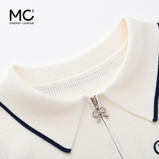 女装翻领无袖针织衫配百褶半裙-25124S5223007 商品图1