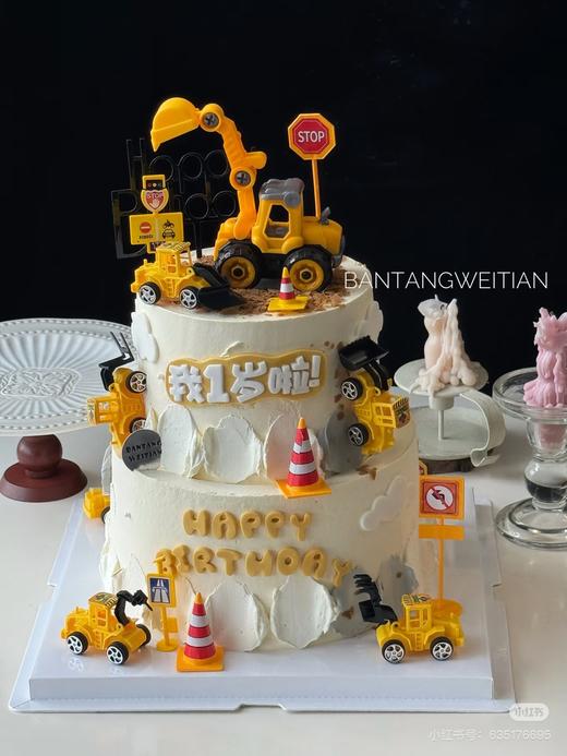 双层挖机蛋糕8 商品图0