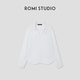 ROMI STUDIO“去繁就简”100%汉麻高级感老钱风轻薄衬衣 RWCRSY2930
