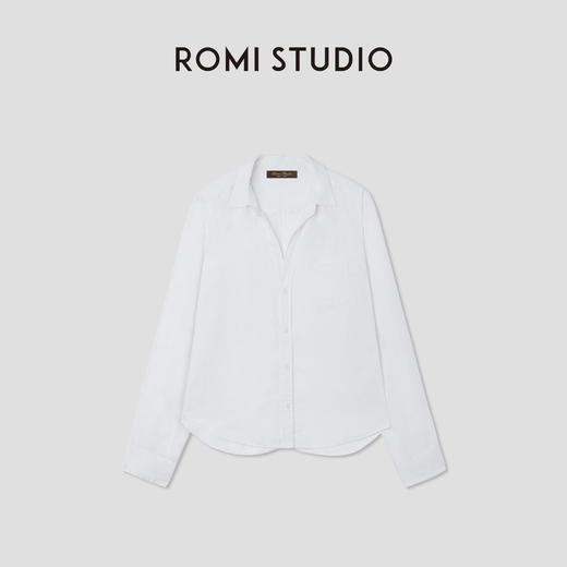 ROMI STUDIO“去繁就简”100%汉麻高级感老钱风轻薄衬衣 RWCRSY2930 商品图0