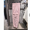 安踏女装2025休闲时尚宽松冰丝梭织抽绳直筒工装裤162538501 商品缩略图0