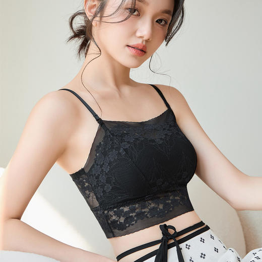 伊沙美法式防走光抹胸式小吊带 | 1件顶3件=内衣+美背+吊带！ 商品图3