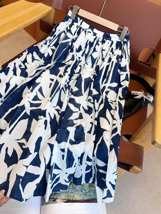 zhi禾 25SS 新品元单系列 | 植物印染全 棉半身裙 商品图7