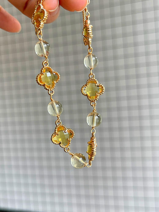 搞💰就要戴金晶晶的招cai手链.贵气值拉满【招cai黄手链/手串】 商品图1