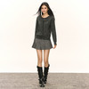 Ariseism 美式复古针织衫女2025春季新款灰色修身圆领针织开衫 商品缩略图3
