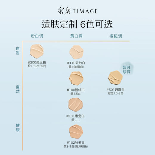 彩棠云脂凝光气垫粉霜饰颜遮瑕膏-1.0送卸妆湿巾9g*2 气垫遮瑕双盘合一❗ 商品图3