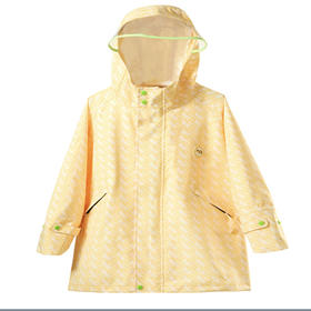 mideer弥鹿MD6314儿童高级别防水风雨衣-紫芋S码3-5岁