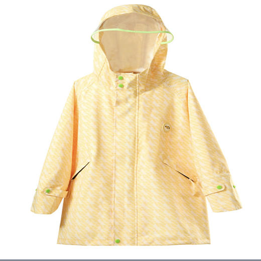 mideer弥鹿MD6314儿童高级别防水风雨衣-紫芋S码3-5岁 商品图0