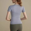 【147元任选3件】跃牌【蚂蚁运动】系列 瑜伽短袖紧身显瘦裸感高弹运动跑步t恤DST2766（活动产品，收货7天内支持退换） 商品缩略图3