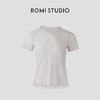 ROMI STUDIO“肤感至上”绵羊毛混纺轻薄柔感快干短袖T恤RWCSSD2643 商品缩略图0