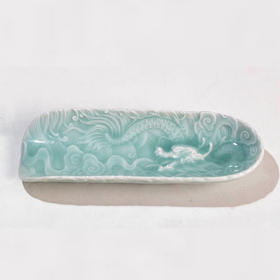 雷慧仙祥云龙纹茶则