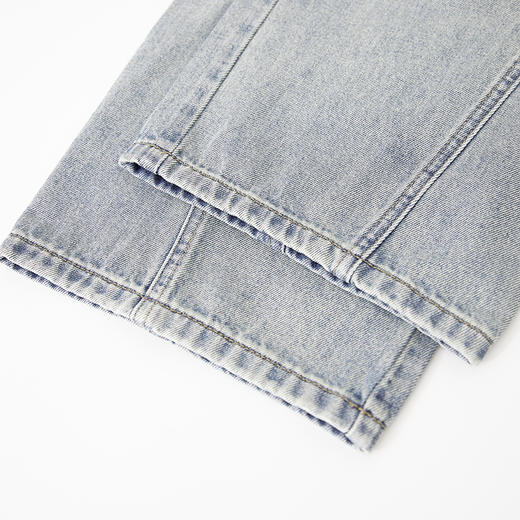 【断码清仓】HX 夏季水洗直筒牛仔长裤宽松C201520051101 商品图7