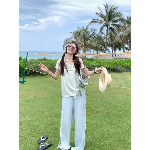 【110元任选2件】最后一波现货！蕾丝拼接短袖 商品图1