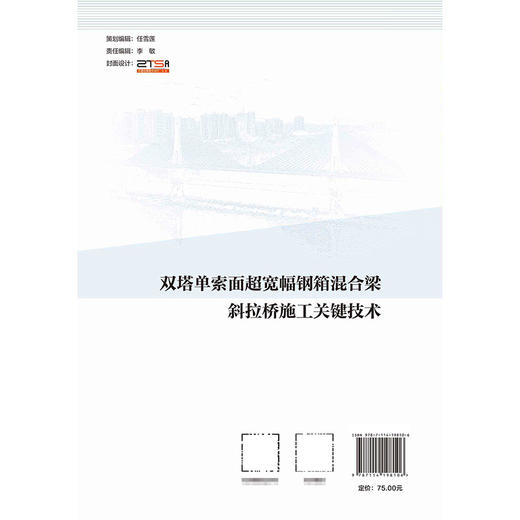 双塔单索面超宽幅钢箱混合梁斜拉桥施工关键技术 商品图1