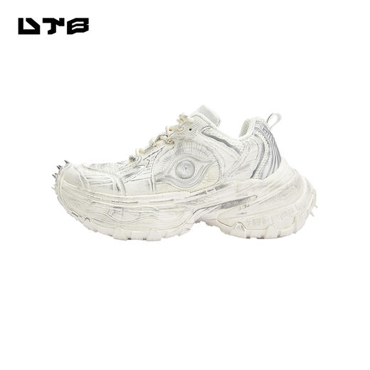 UTB赏金猎人系列男女同款厚底老爹鞋新款潮流运动鞋 夜穹黑极昼白 商品图5