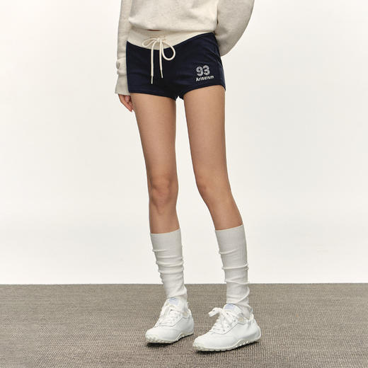 Ariseism 美式辣妹拼色外穿舒适运动短裤女夏季新款低腰休闲热裤 商品图2